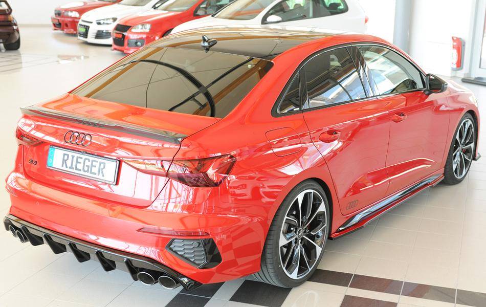 Lama sottoporta Rieger DX A3 GY solo S-line/S3 Abs grezzo anche face