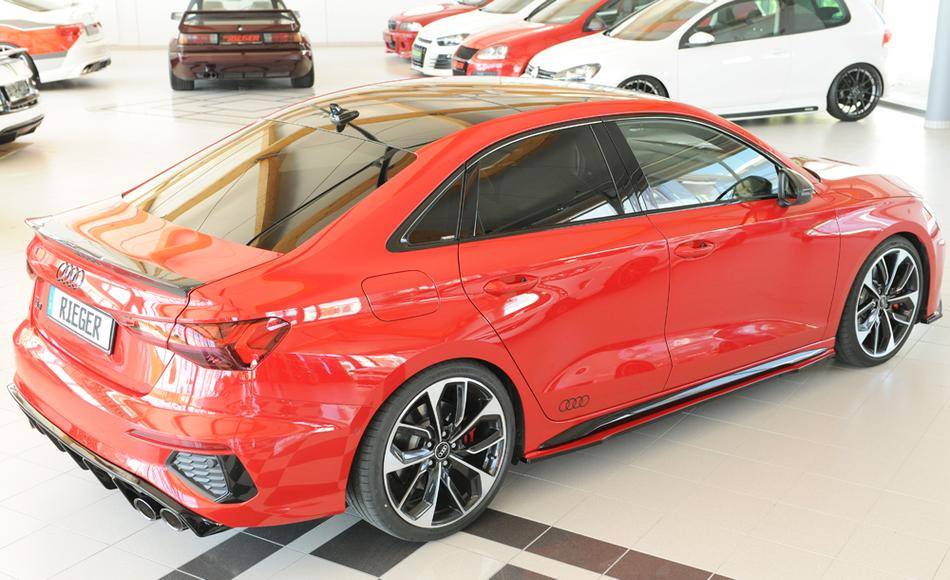 Lama sottoporta Rieger DX A3 GY solo S-line/S3 Abs grezzo anche face