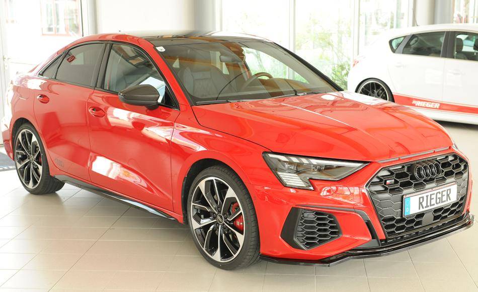 Lama Rieger A3 GY dal'11.19 per paraurti orig S-Line nero lucido