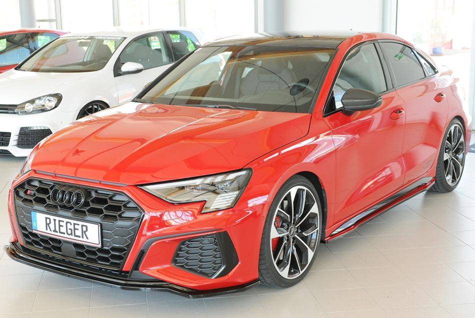 Lama Rieger A3 GY dal'11.19 per paraurti orig S-Line nero lucido