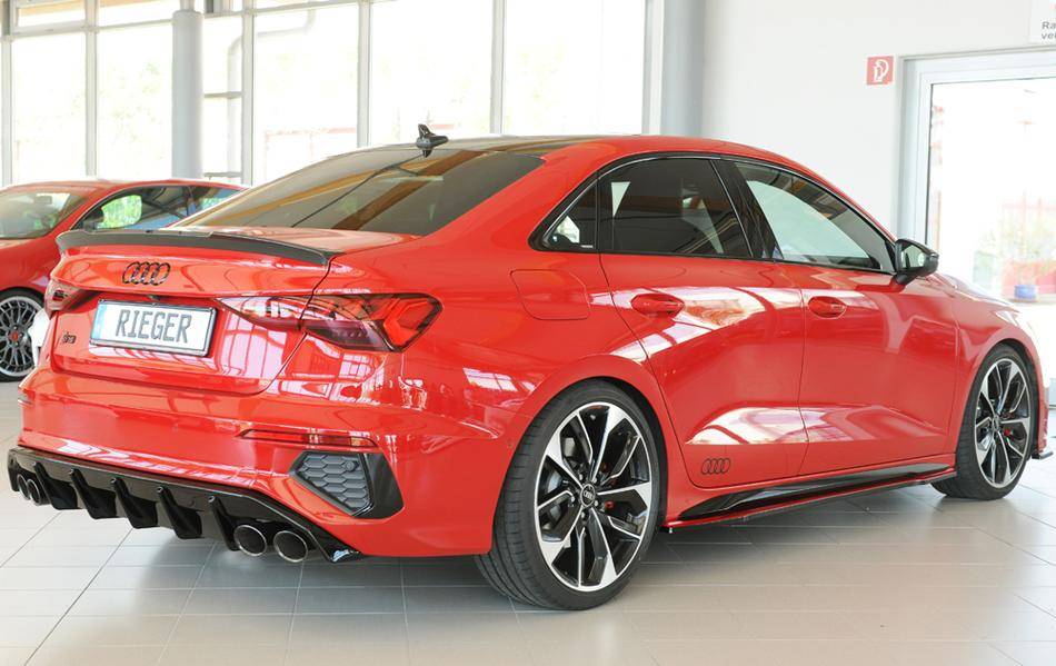 Diffusore Rieger A3 GY solo Berlina S-Line/S3 fino'2024 nero lucido