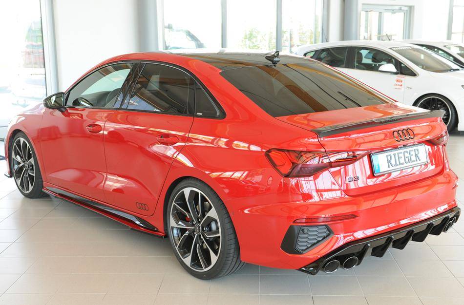 Diffusore Rieger A3 GY solo Berlina S-Line/S3 fino'2024 nero lucido