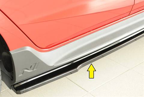 Lama sottoporta SX Rieger I20N+Performance 5 porte per sottop origi.