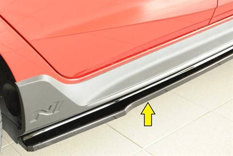 Lama sottoporta DX Rieger I20N+Performance 5 porte per sottop origi.