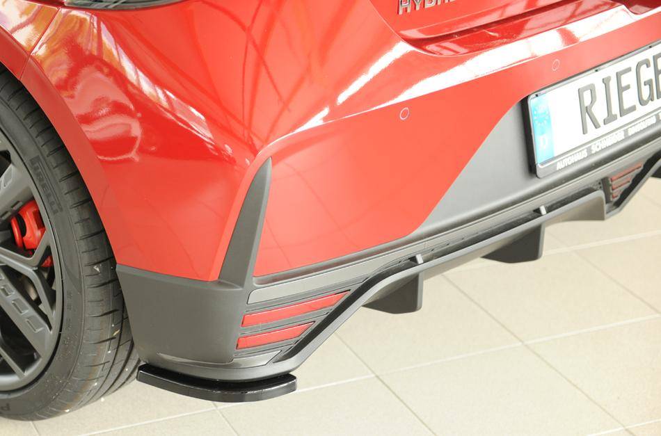 Deflettore laterale SX I20N BC3 per paraurti post orig N nero lucido