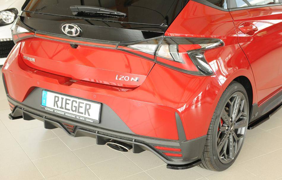 Deflettore laterale SX I20N BC3 per paraurti post orig N nero lucido