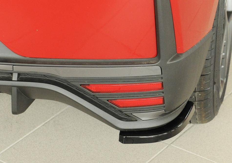 Deflettore laterale DX I20N BC3 per paraurti post orig N nero lucido