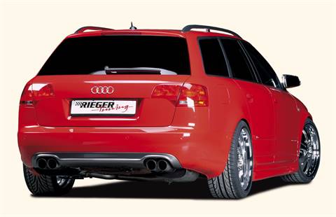 Sottoparaurti Rieger A4 8E B7 berl+Avant anche S-Line per 4 terminal