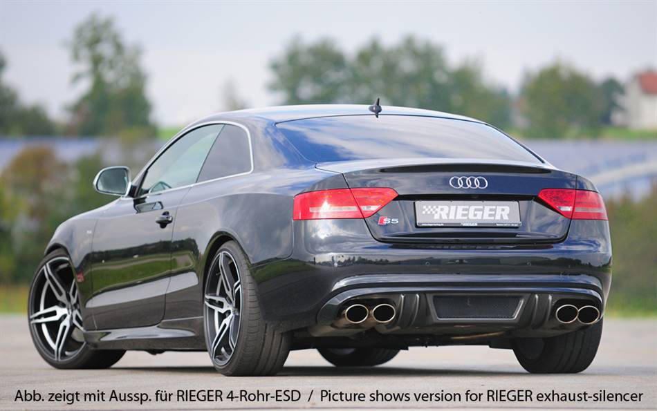 Diffusore Rieger Audi solo S5 nero lucid marm.duplex orig. fino 2011