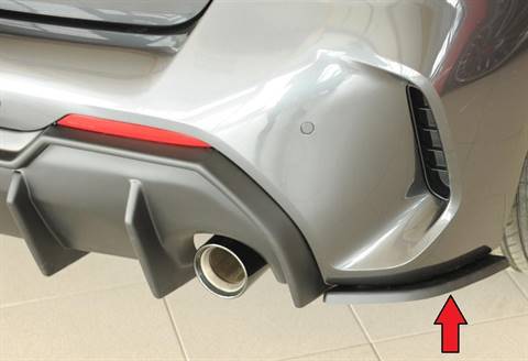 Aletta destra post serie 1 F40/F1H per sottoparaurti orig M-Sport