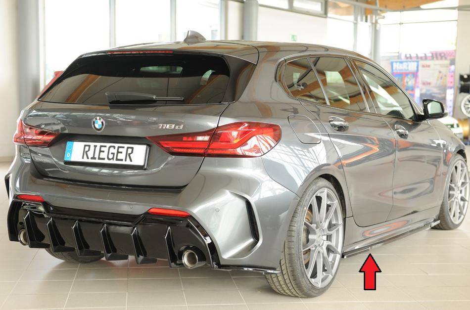 Lama sottoporta DX Rieger BMW serie 1 F40/F1H dal'19 4 porte per M-