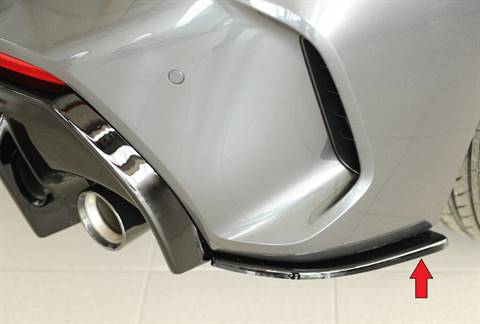 Aletta destra post serie 1 F40/F1H per sottoparaurti orig M-Sport