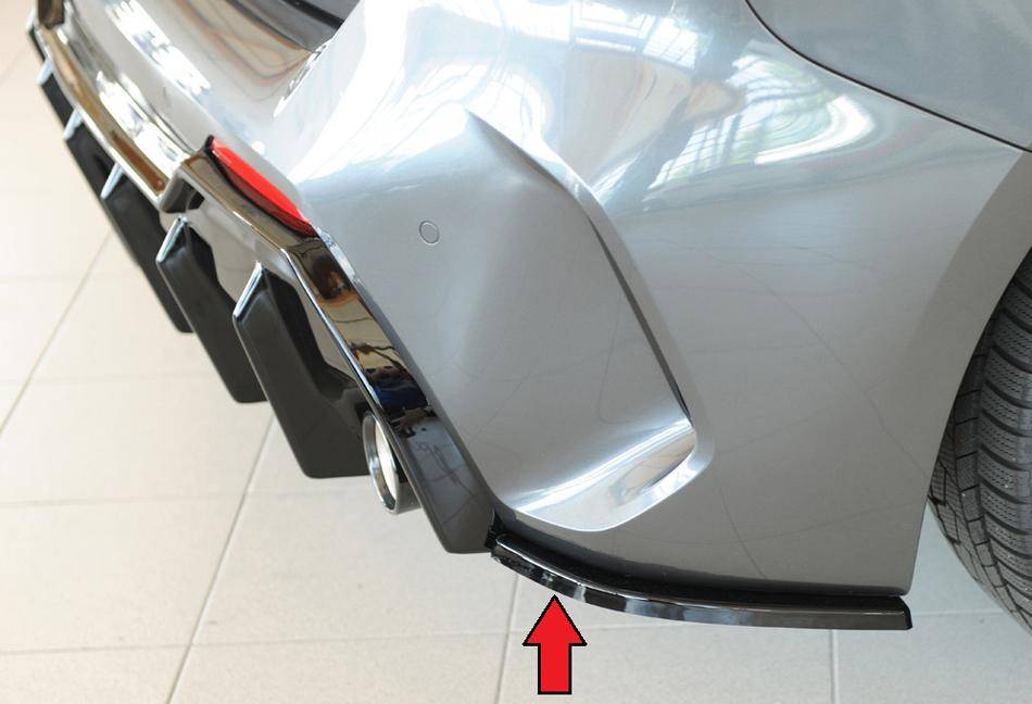 Aletta destra post serie 1 F40/F1H per sottoparaurti orig M-Sport