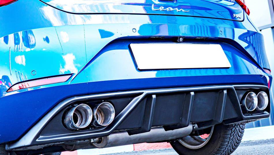 Impianto scarico Leon KL 1,5 TSI 96/110KW terminali duplex 4x90