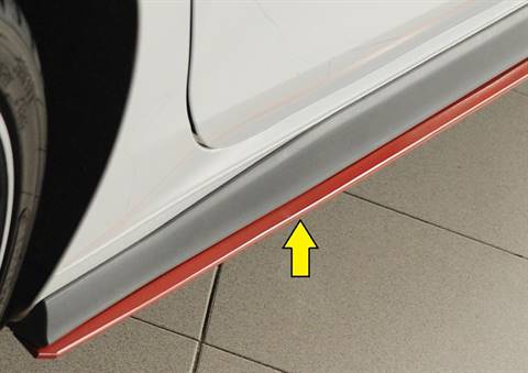Lama sottoporta RX Golf 8 GTI/GTE/GTD+Clubsport per sottop.originali