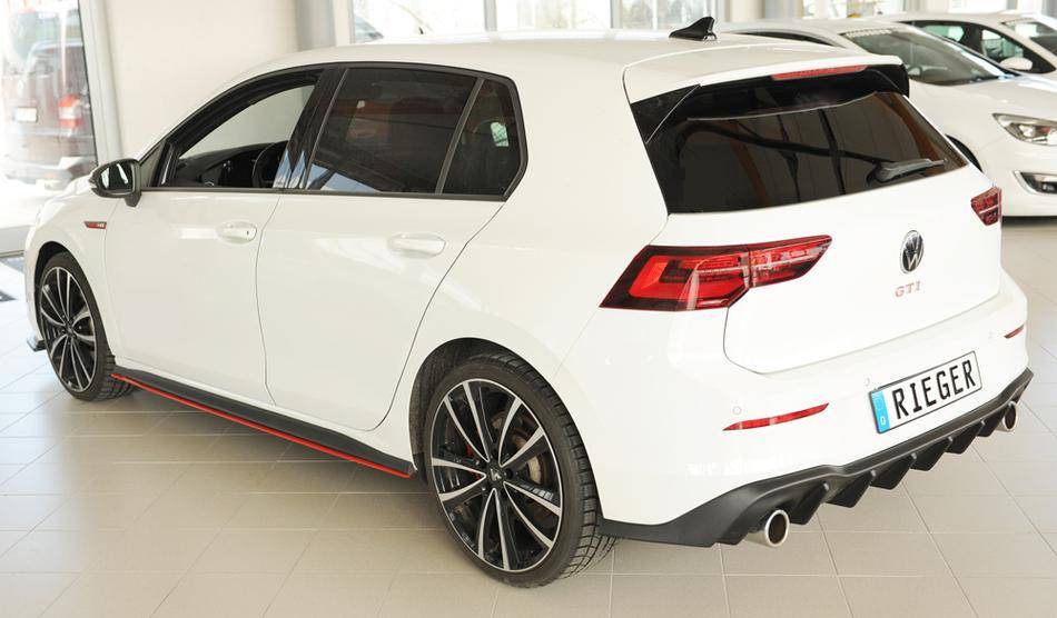 Diffusore Rieger Golf 8 GTI dal 08/20 per terminali orig, duplex