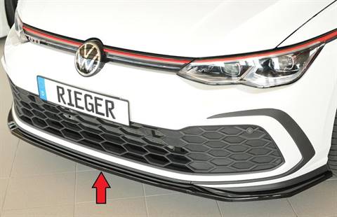 Lama ant Rieger Golf 8 GTI/GTD/GTE 5 porte nero lucido dal 08/20