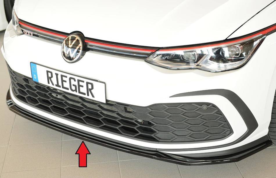 Lama ant Rieger Golf 8 GTI/GTD/GTE 5 porte nero lucido dal 08/20