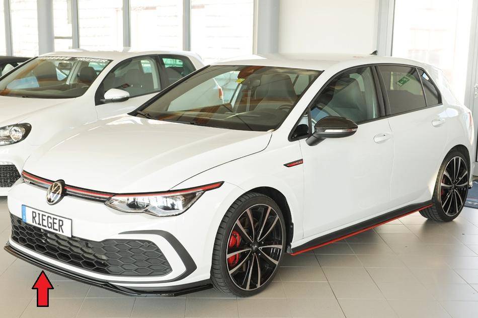 Lama ant Rieger Golf 8 GTI/GTD/GTE 5 porte nero lucido dal 08/20