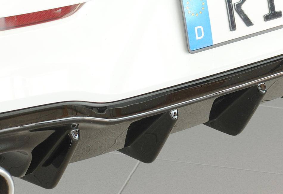 Diffusore Rieger Golf 8 GTI/GTE dal 08/20 nero lucido terminali orig