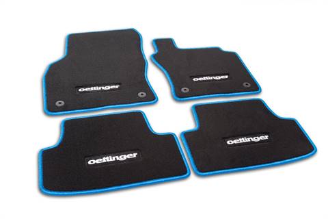 Tapettini Oettinger Golf 7 R Golf 8 R  neri scritta argento/blu