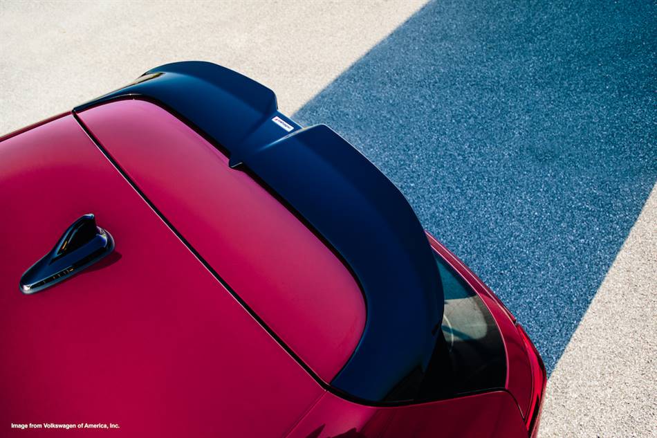 Spoiler tetto Oettinger Golf 8 Base/GTE/R-Line