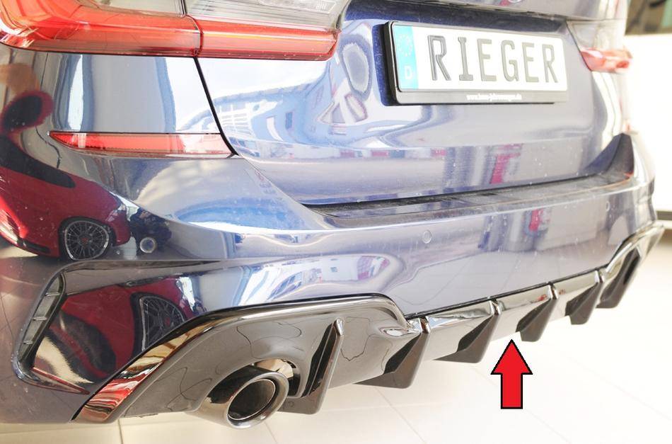 Diffusore Rieger BMW G20/21 dal'19 con allest.M-technik+gancio