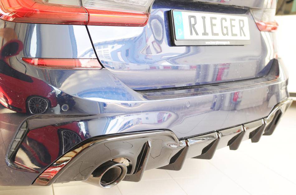 Diffusore Rieger BMW G20/21 dal'19 con allest.M-technik+gancio