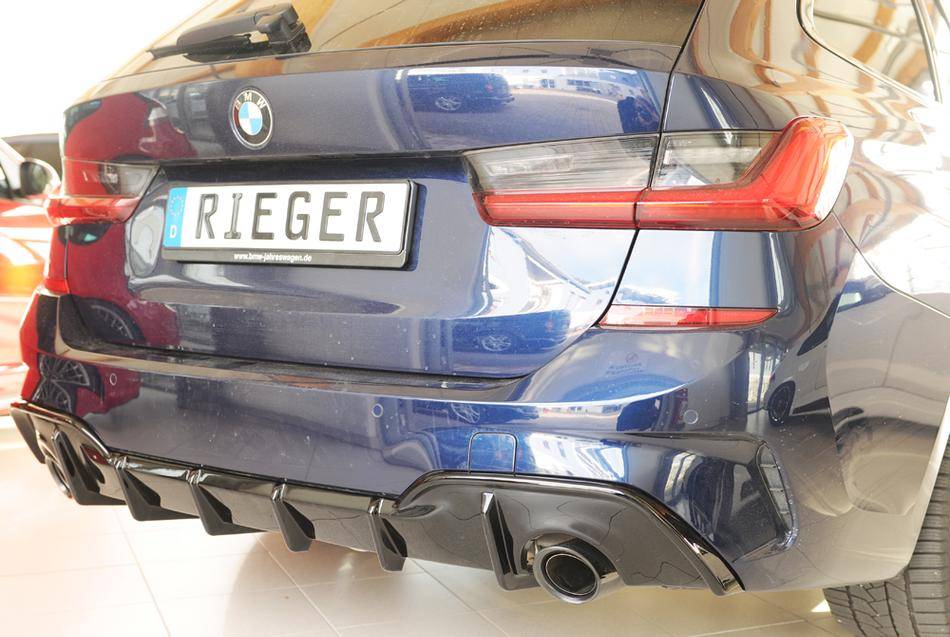 Diffusore Rieger BMW G20/21 dal'19 con allest.M-technik+gancio