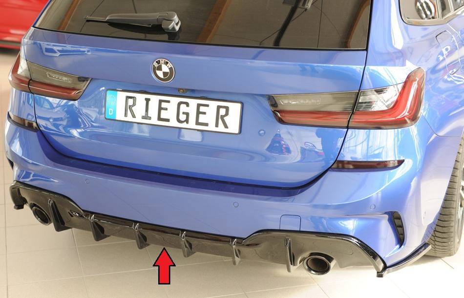 Diffusore Rieger BMW G20/21 dal'19 con allest.M-technik+gancio