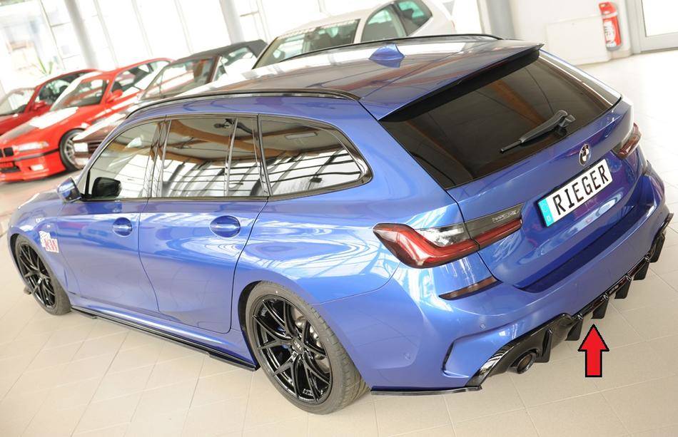 Diffusore Rieger BMW G20/21 dal'19 con allest.M-technik+gancio