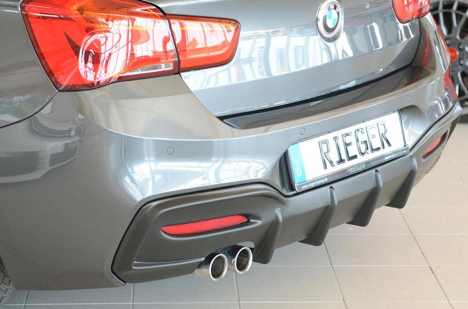 Diffusore Rieger BMW F20/21 dal'15 solo M-style terminali solo sinis