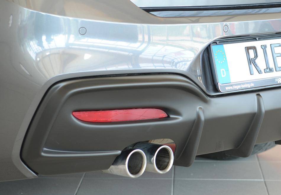 Diffusore Rieger BMW F20/21 dal'15 solo M-style terminali solo sinis