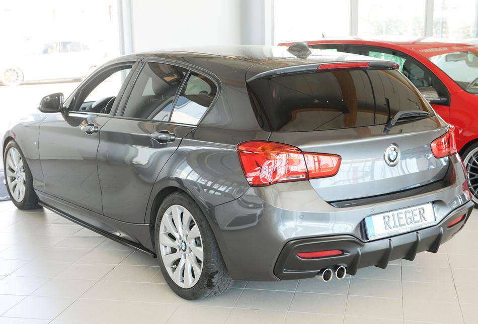 Diffusore Rieger BMW F20/21 dal'15 solo M-style terminali solo sinis