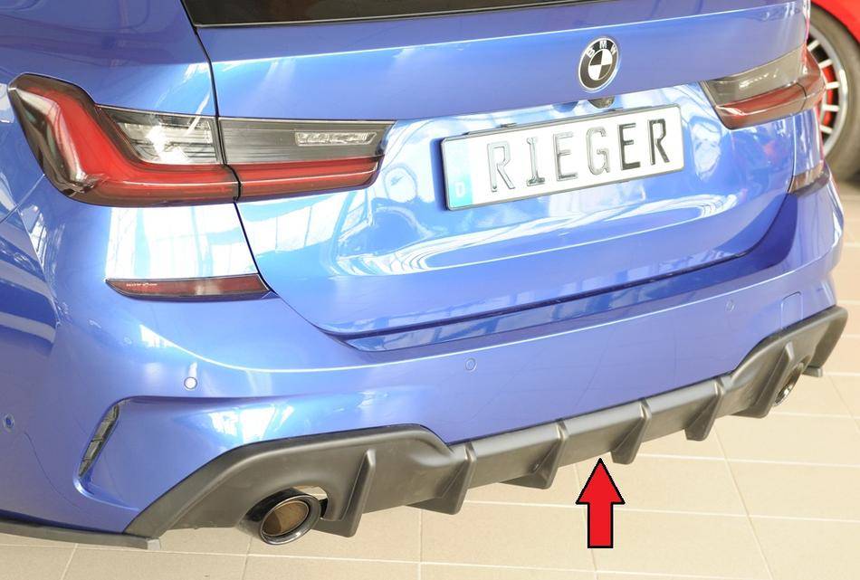 Diffusore Rieger BMW G20/21 dal'19 con allest.M-technik ABS