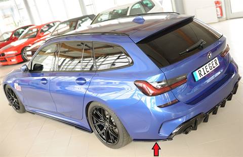 Deflettore laterale sinistro BMW serie 3 G20/21 con diffusore Rieger