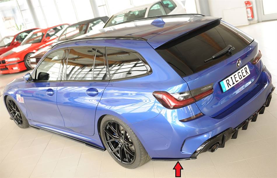 Deflettore laterale sinistro BMW serie 3 G20/21 con diffusore Rieger