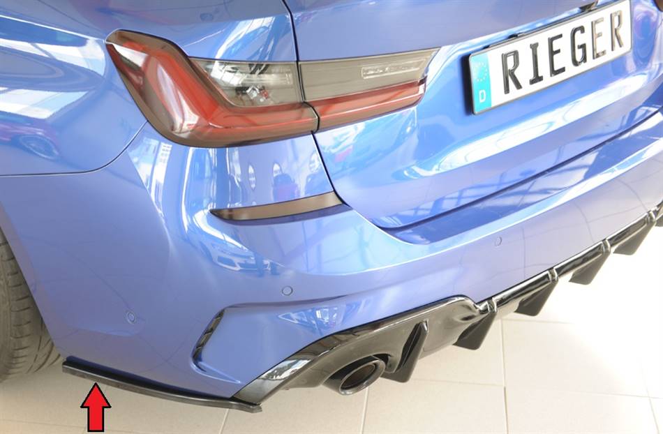 Deflettore laterale sinistro BMW serie 3 G20/21 con diffusore Rieger