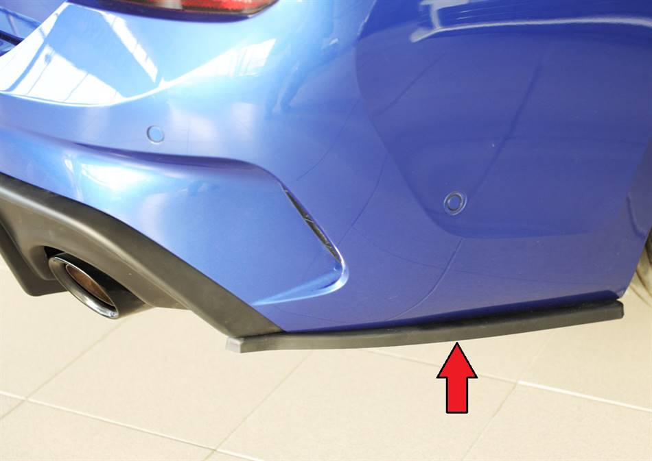 Deflettore laterale destro serie 3 G20/21 con diffusore Rieger