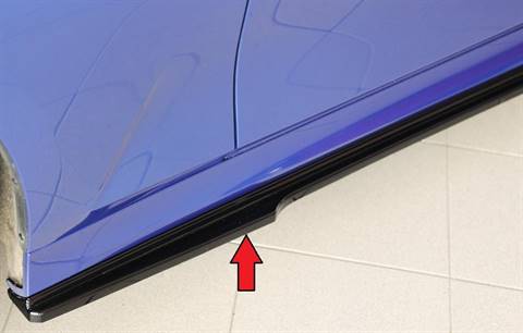 Lama sottoporta SX BMW G20/21 con allestimento M-Technik nero lucido