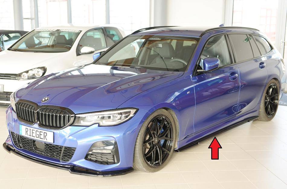 Lama sottoporta SX BMW G20/21 con allestimento M-Technik nero lucido