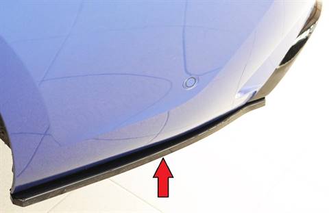 Deflettore laterale sinistr serie 3 G20/21 con diffusore Rieger nero