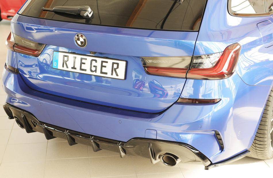 Deflettore laterale destro serie 3 G20/21 con diffusore Rieger nero