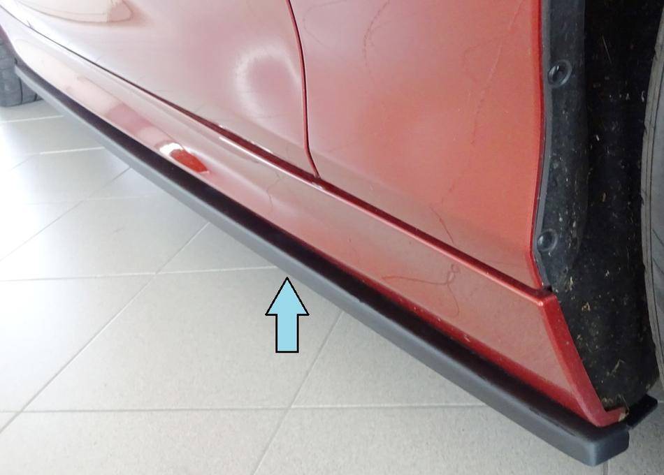 Lama sottoporta DX Rieger F21 1K2 dal 2012 anche dal'15 ABS grezzo