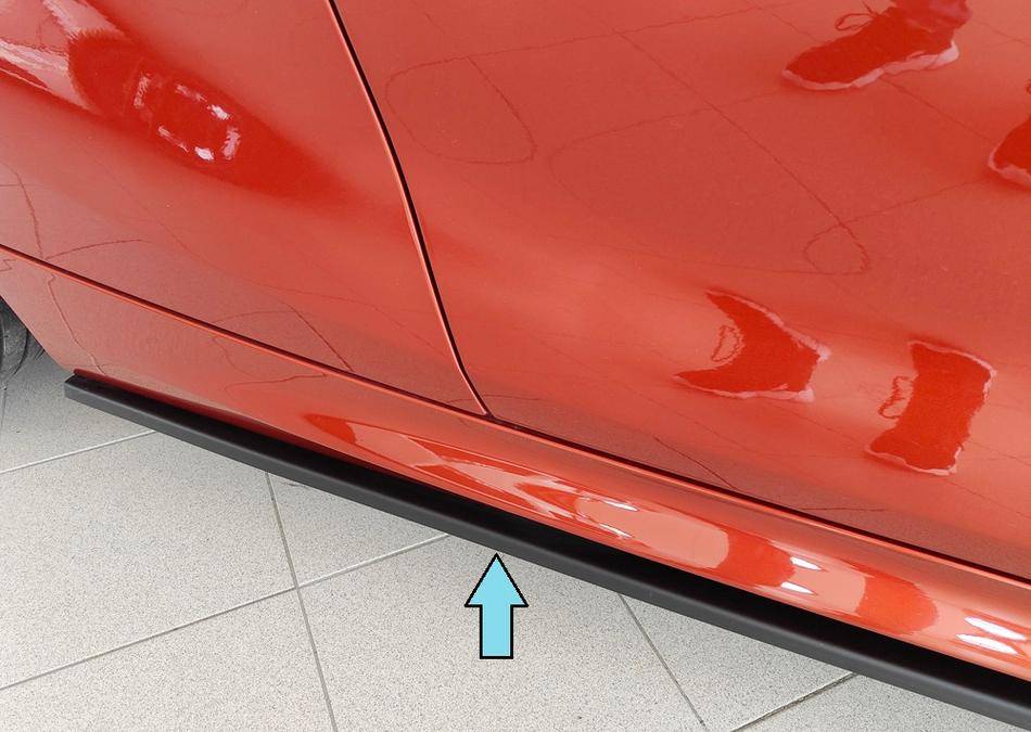 Lama sottoporta DX Rieger F21 1K2 dal 2012 anche dal'15 ABS grezzo