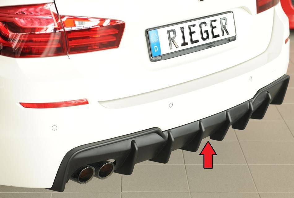 Diffusore Rieger F10/F11 incl.restyling term 2x76 sinistro con ganci