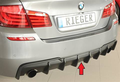 Diffusore Rieger F10/F11 incl.restyling duplex 1x90 con gancio ABS