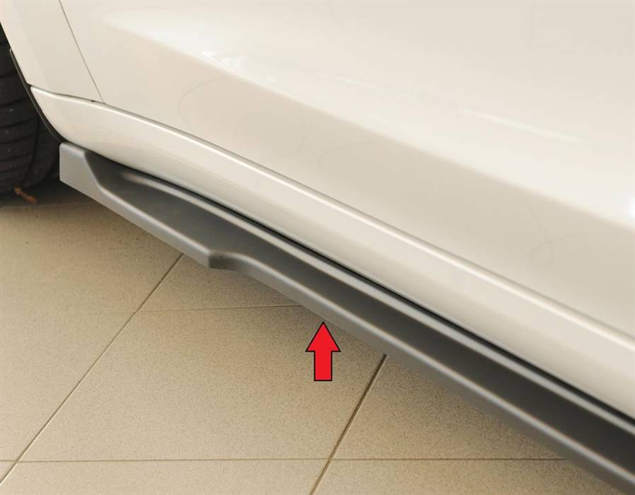 Lama sottoporta Sx Rieger per sottoporta originale Model 3 ABS