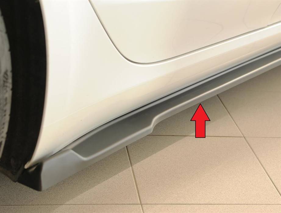 Lama sottoporta Dx Rieger per sottoporta originale Model 3 ABS