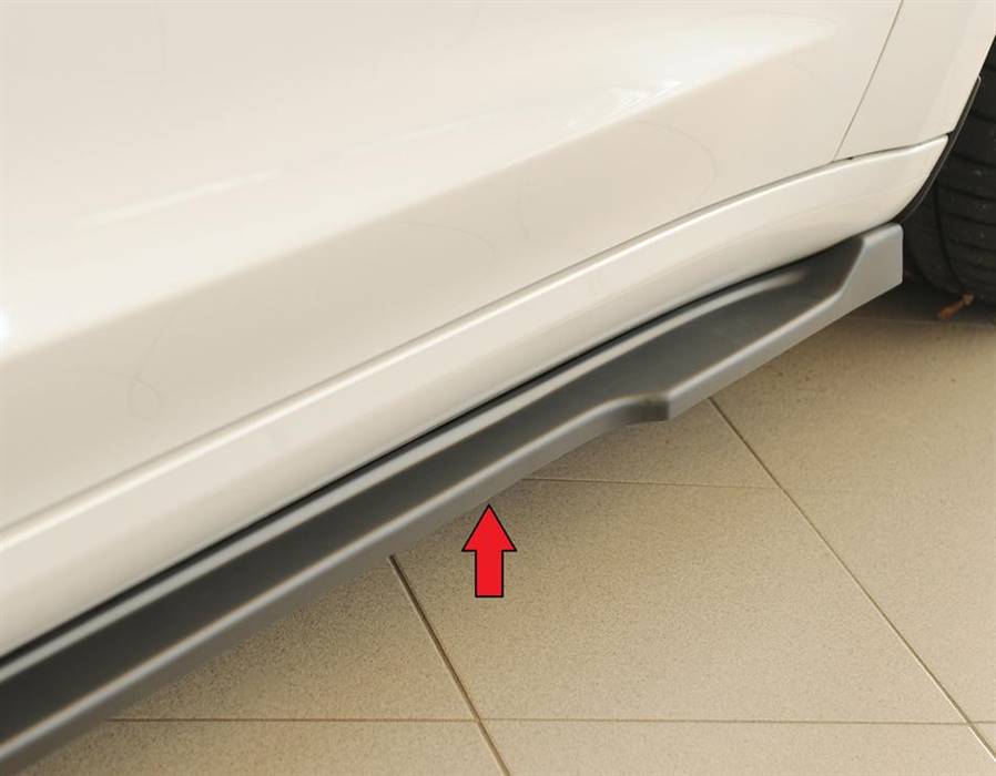 Lama sottoporta Dx Rieger per sottoporta originale Model 3 ABS